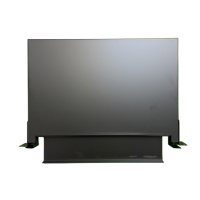 Fiber Optics Patch Panels - Blank Panels - 12×LC Duplex (24 port) – Unloaded – 19″ (1U) – Black With guide rail