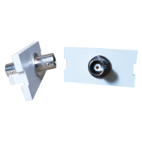Wall Outlet Accessory - 1inch Snap-in module - BNC connector - Female to Female